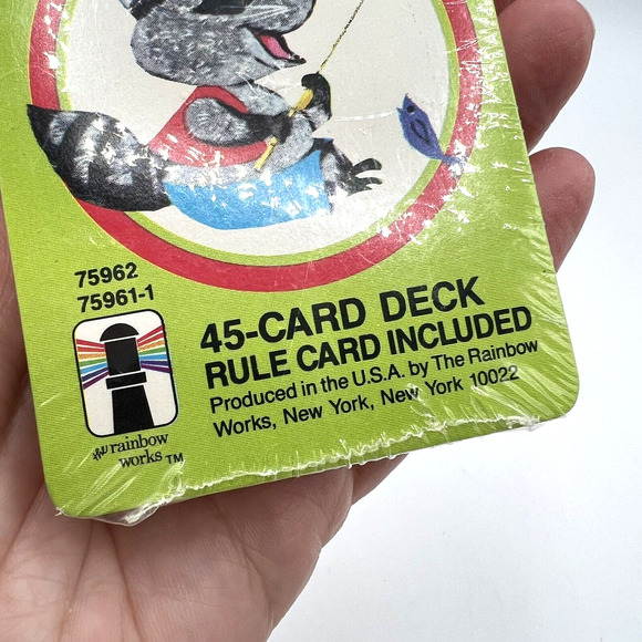 Vintage NEW Rainbow Works HEARTS CARD GAME: 45 Card Deck & Rule Card NOS 1980s - Picture 6 of 6